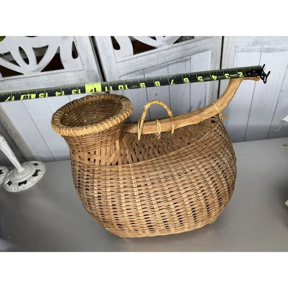 Handmade wicker handle